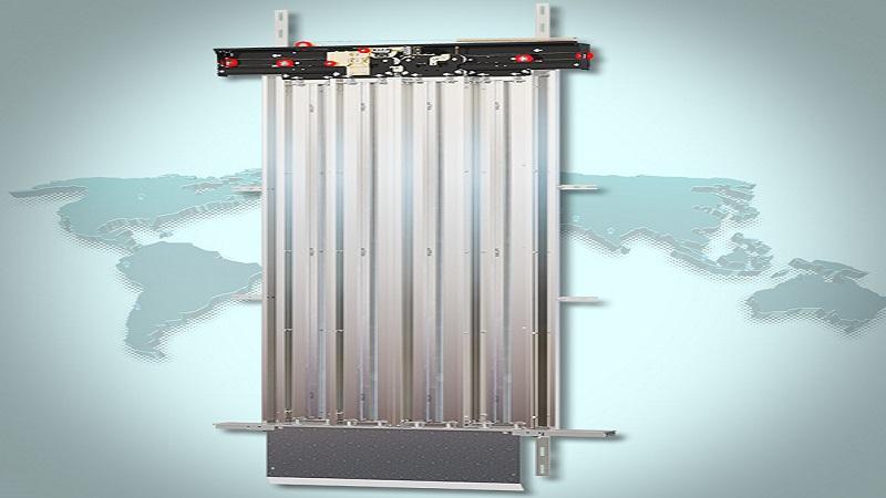 4 PANEL MERKEZİ TEK MOTORLU KAT KAPISI
