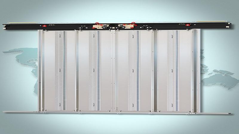 4 PANEL MERKEZİ ÇİFT MOTORLU KAT KAPISI
