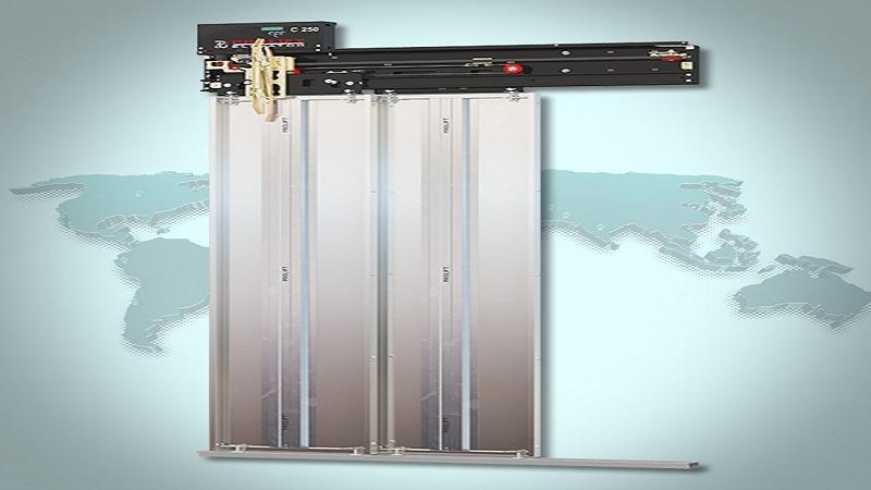 2 PANEL TELESKOPİK KABİN KAPISI