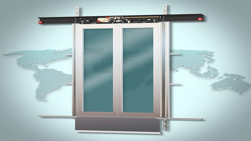 2 PANEL MERKEZİ CAM KAT KAPISI