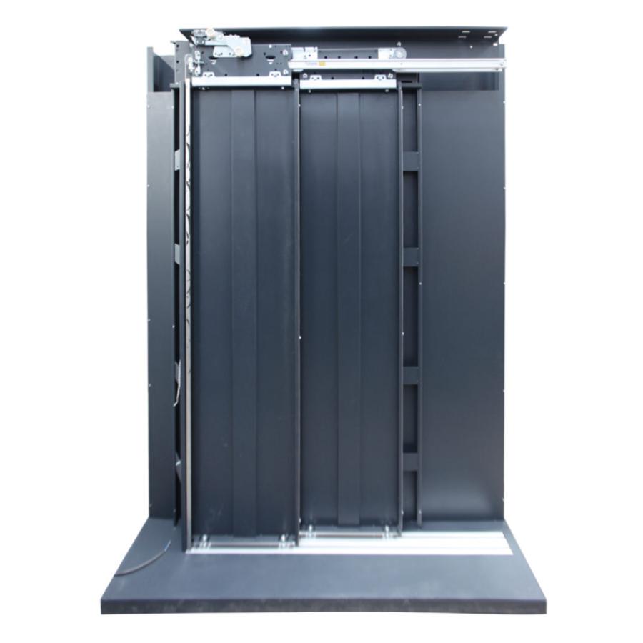 2 Panel Teleskopik Kat Kapısı