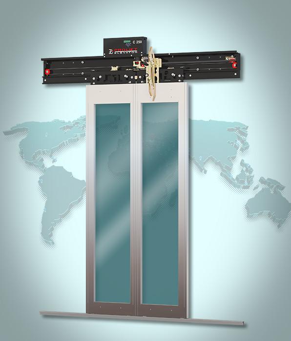 2 PANEL MERKEZİ CAM KABİN KAPISI